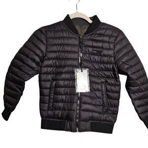 NASA Collection Black Reversible Puffer Bomber Jacket Kids Size 8
New with Tags